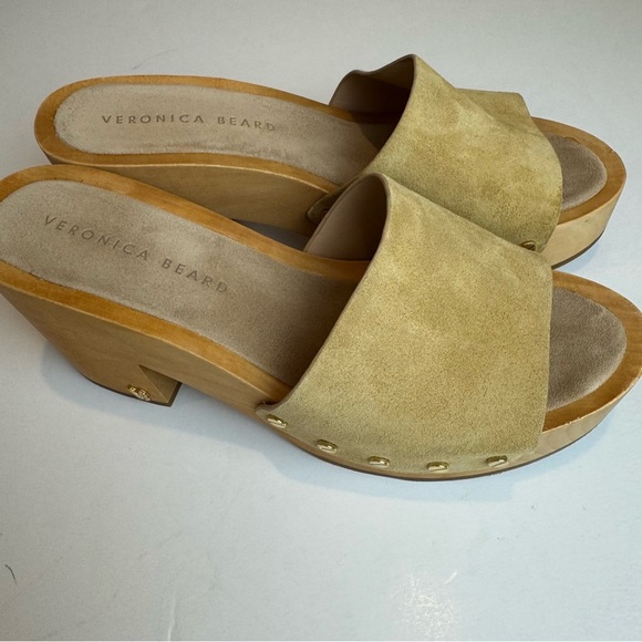 Veronica Beard HannahLee Platfprm Sandal Dessert Size 8.5 - Picture 5 of 16
